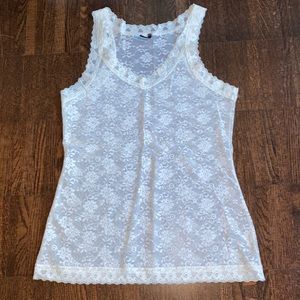 Express Intimates Floral Lace Tank